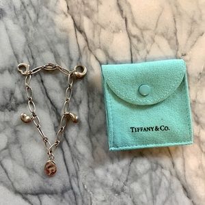 Tiffany Elsa Peretti charm bracelet with Leo charm